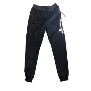 QuickDry Black Kids Joggers Size XL 14/16